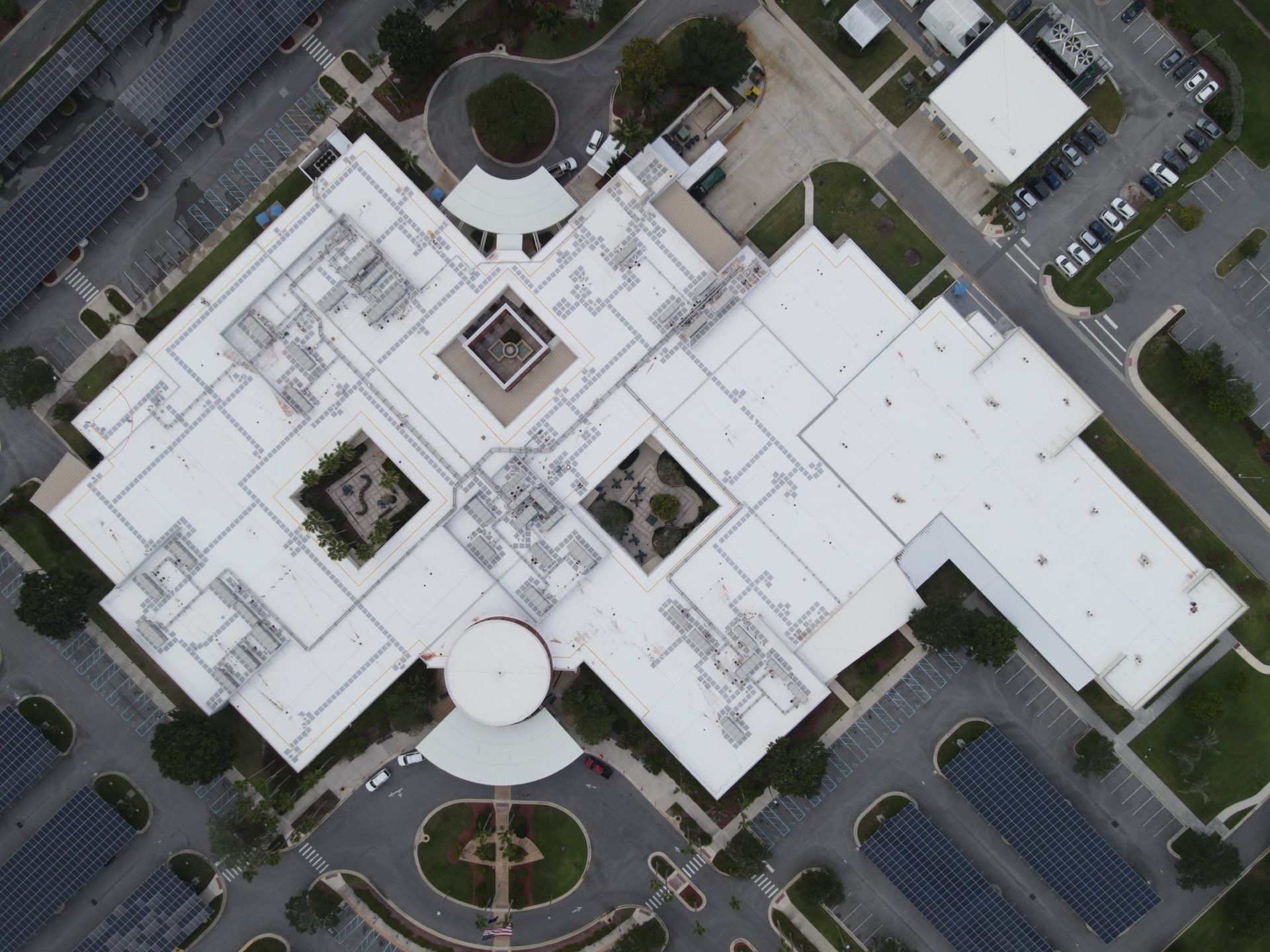 USI Roofing commercial roofing work